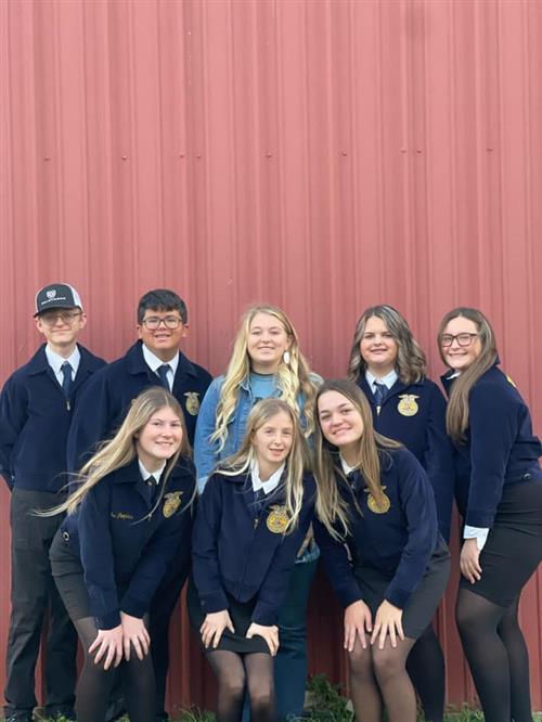 FFA Students Advance to Area Competition